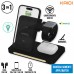 Base Carregadora sem Fio 3 em 1 KNC9097 Kaidi - Preto